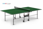 Теннисный стол для помещения black step Olympic green с сеткой для частного использования 6021-1 s-dostavka - магазин СпортДоставка. Спортивные товары интернет магазин в Комсомольске-на-Амуре 