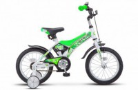 Детский велосипед Stels Jet 14" Z010 зеленый  2022 - магазин СпортДоставка. Спортивные товары интернет магазин в Комсомольске-на-Амуре 