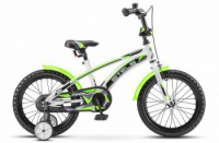 Детский велосипед Stels Arrow 16" V020 зеленый 2022 - магазин СпортДоставка. Спортивные товары интернет магазин в Комсомольске-на-Амуре 
