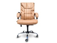 Офисное массажное кресло EGO BOSS EG1001 Орех в комплектации LUX - магазин СпортДоставка. Спортивные товары интернет магазин в Комсомольске-на-Амуре 