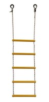 Детская веревочная лестница для ДСК  5 перекладин желтая ЛВ5-2В - магазин СпортДоставка. Спортивные товары интернет магазин в Комсомольске-на-Амуре 