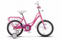 Детский велосипед Stels Wind 16" Z020 розовый 2022 - магазин СпортДоставка. Спортивные товары интернет магазин в Комсомольске-на-Амуре 