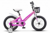 Детский велосипед Stels Pilot-150 16" V010 розовый 2022 - магазин СпортДоставка. Спортивные товары интернет магазин в Комсомольске-на-Амуре 