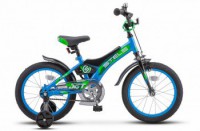 Детский велосипед Stels Jet 16" Z010 синий черный  2022 - магазин СпортДоставка. Спортивные товары интернет магазин в Комсомольске-на-Амуре 